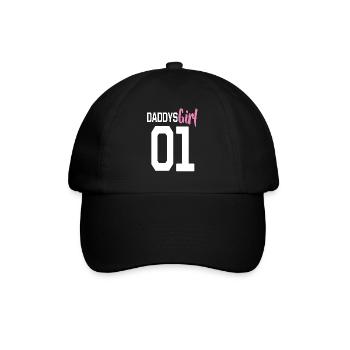 Father Daughter Gift Sweet Daddys Girl - Baseball Cap - black/black - Front