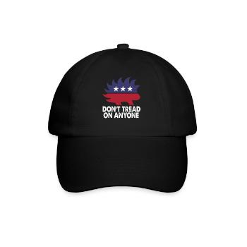 Dont Tread On Anyone Porcupine Libertarian Humor F - Baseball Cap - black/black - Front