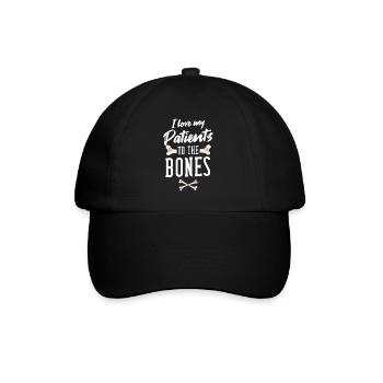 Orthopedic surgeon gift bone orthopedist - Baseball Cap - black/black - Front