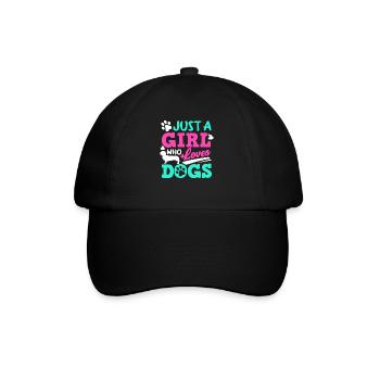 Propriétaire de chien, amoureux des chiens, amoureux des chiens - Casquette classique - noir/noir - Devant
