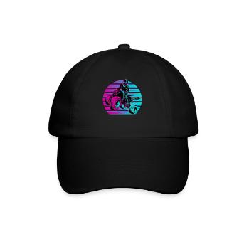 Quad Coureur Hors route Biker ATV Vintage - Casquette classique - noir/noir - Devant