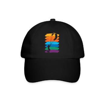 kite kitesurfer kitesurf kite kitesurf - Casquette classique - noir/noir - Devant