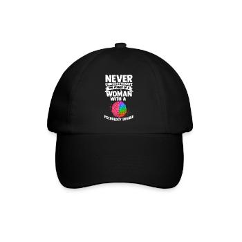 Psychologie femme anthropologie Freud thérapeute - Casquette classique - noir/noir - Devant