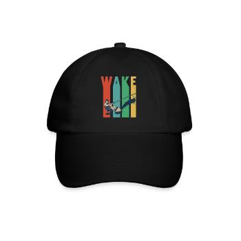 Conception de wakeboard pour un wakeboarder - Casquette classique - noir/noir - Devant