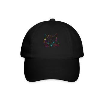 French bulldog colors - Baseball Cap - black/black - Front