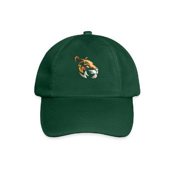 Tiger animals kids - Baseball Cap - bottle green - Front