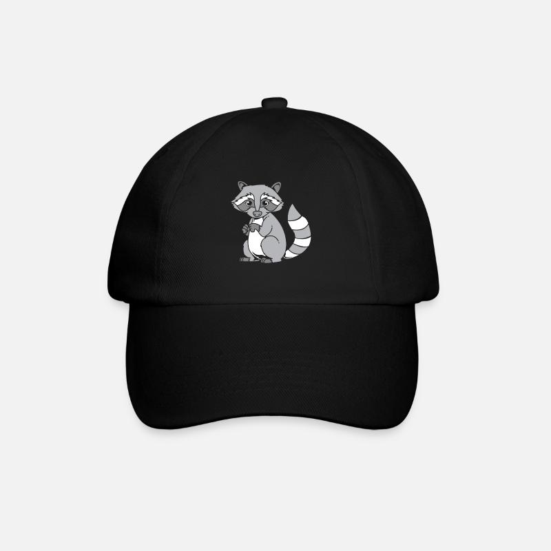 raton laveur - Casquette classique - noir/noir