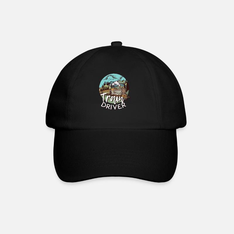 Zug - Baseballkappe - Schwarz/Schwarz