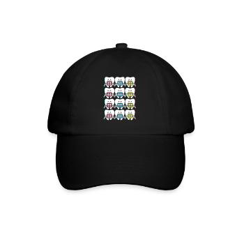 Zahnspange Zahnarzt Zahnärztin - Baseballkappe - Schwarz/Schwarz - Vorne
