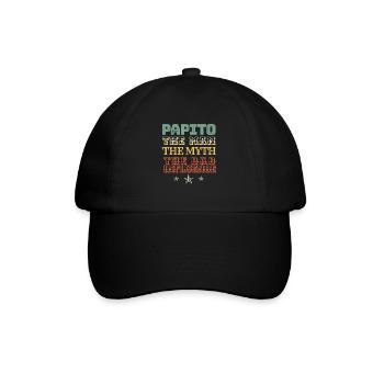 Soccer PAPITO - Baseballkappe - Schwarz/Schwarz - Vorne
