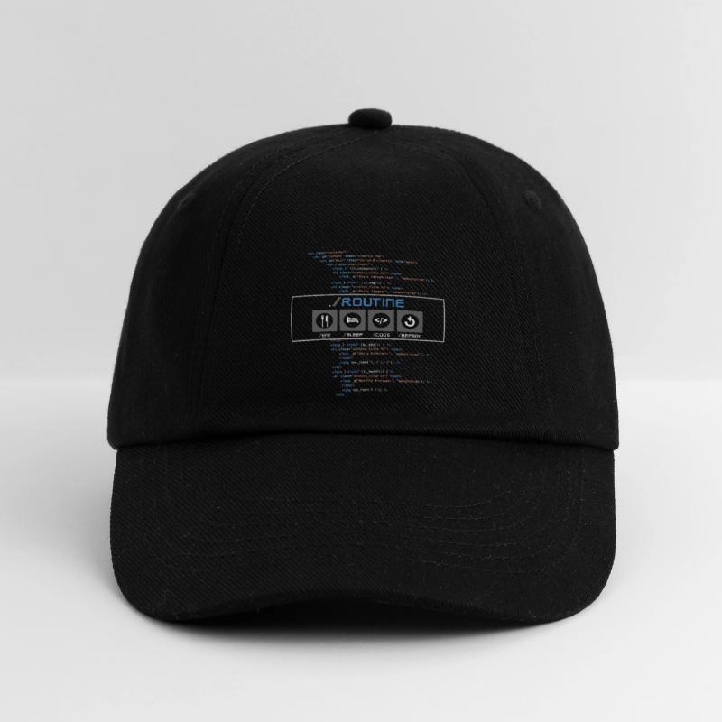 Eat, Sleep, Code, Repeat, A Developer Routine Baseball Cap