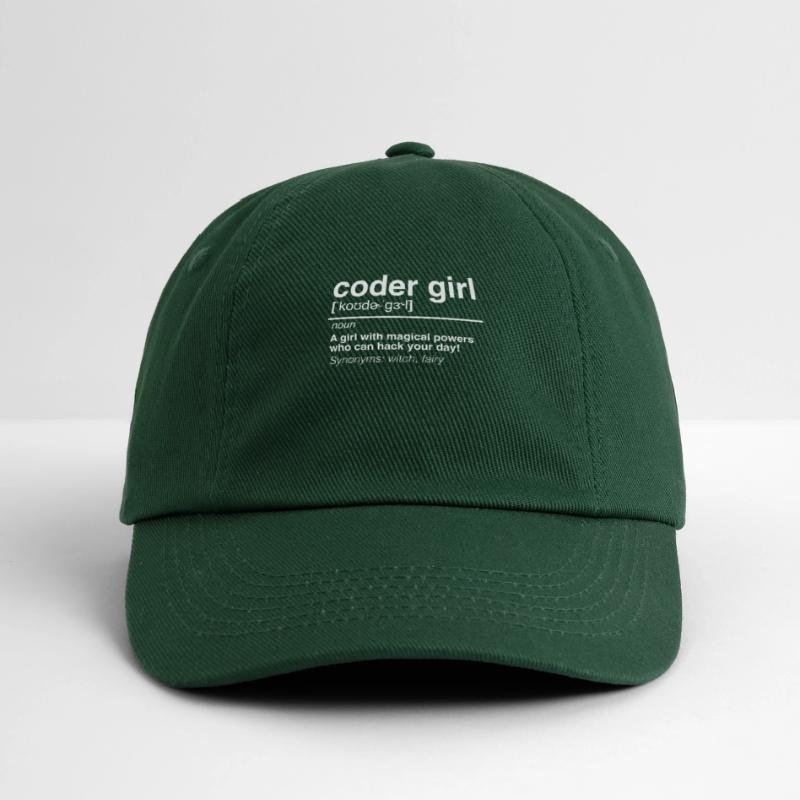 Coder Girl Software Developer Engineer Gift Baseball Cap
