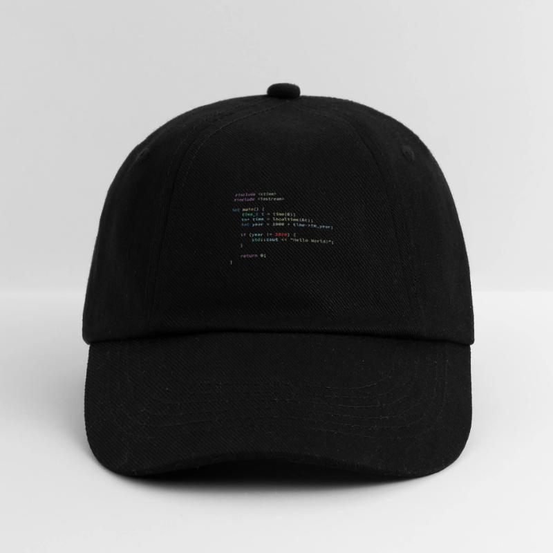 Hello World 2020 en langage de programmation C ++, code Casquette classique