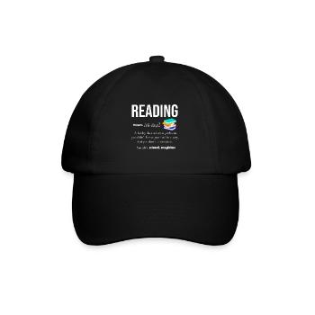 book - Baseball Cap - black/black - Front