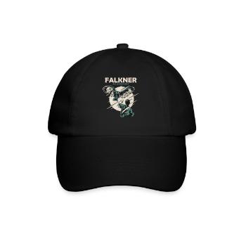 Falkner aus Leidenschaft - Baseballkappe - Schwarz/Schwarz - Vorne