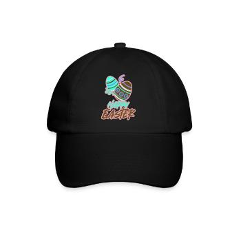Pâques Lapin de Pâques Oeufs de Pâques Joyeuses Pâques - Casquette classique - noir/noir - Devant