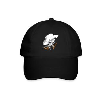 cowboy - Baseball Cap - black/black - Front