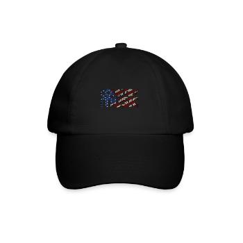 Country Musik Retro - Baseballkappe - Schwarz/Schwarz - Vorne