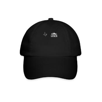Kärnten Österreich Millstätter See Geschenk - Baseballkappe - Schwarz/Schwarz - Vorne