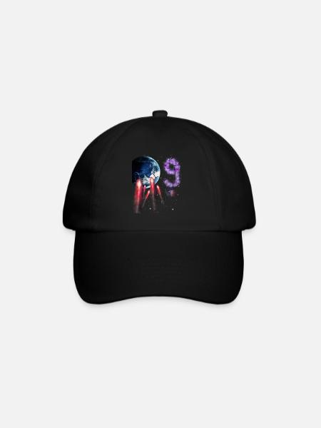 9th Birthday - Baseball Cap - black/black
