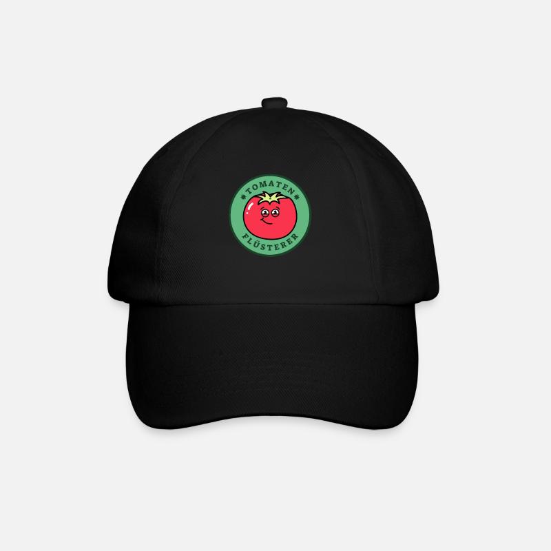 Tomaten Flüsterer - Baseballkappe - Schwarz/Schwarz