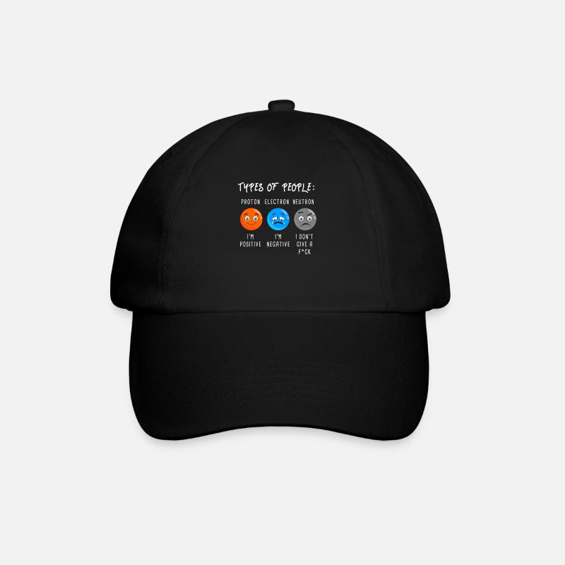 Scientifique Laboratoire de physique Chimie - Casquette classique - noir/noir