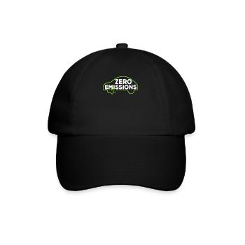 Electric Car Zero Emissions Electric Electric Car - Baseball Cap - black/black - Front
