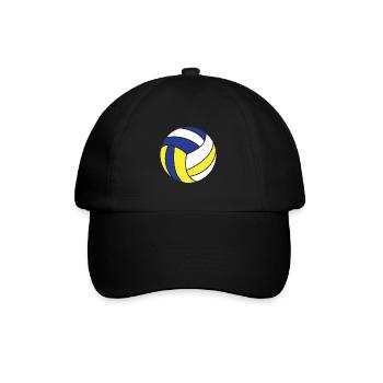 Volleyball Ball - Baseballkappe - Schwarz/Schwarz - Vorne