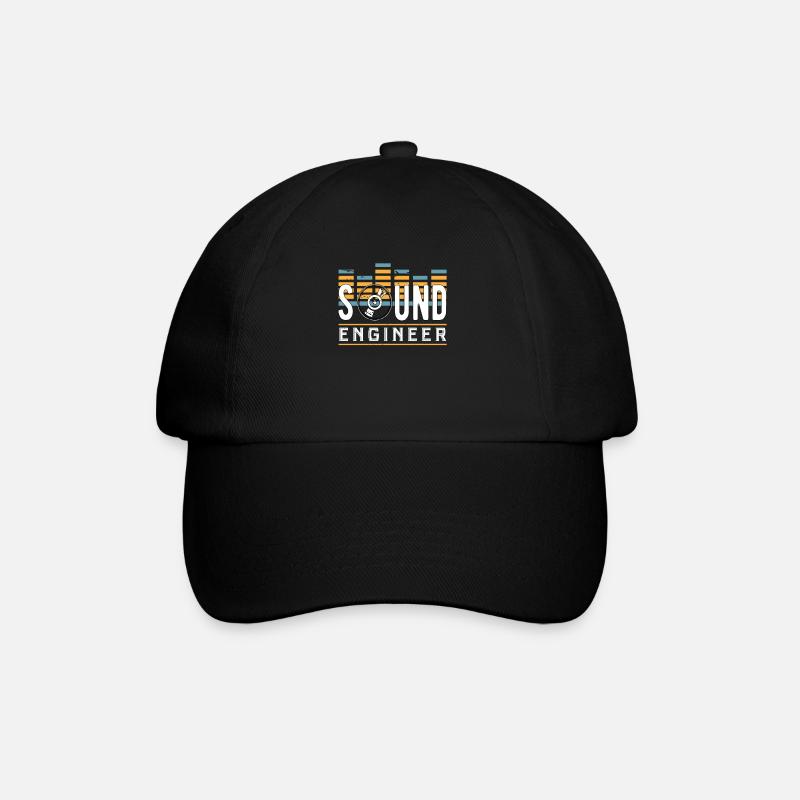 SOUND ENGINEER/ AUDIO ENGINEER GIFT - Baseball Cap - black/black