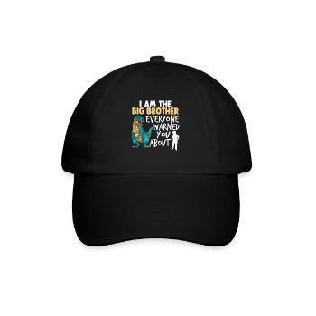 I am the big brother - Baseball Cap - black/black - Front