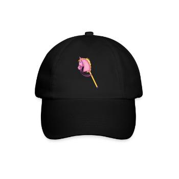 Buntes Steckenpferd Cool Hobby Horse Cadeaux - Casquette classique - noir/noir - Devant