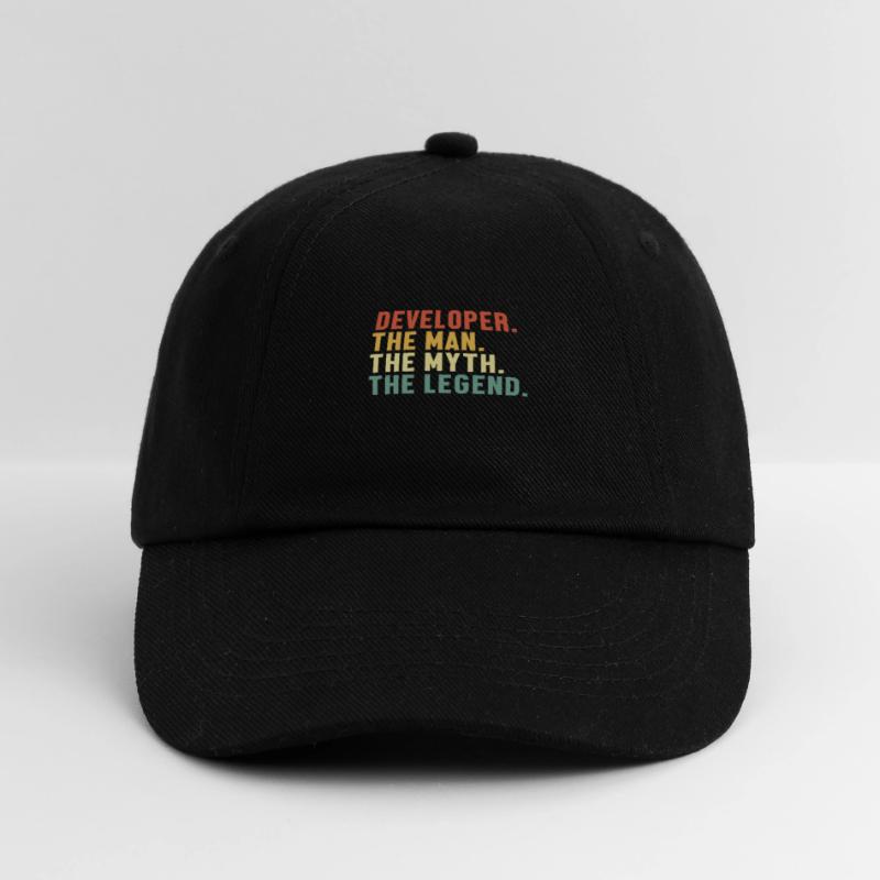 Developer Man Myth Legend Quality Engineer Devops Baseball Cap
