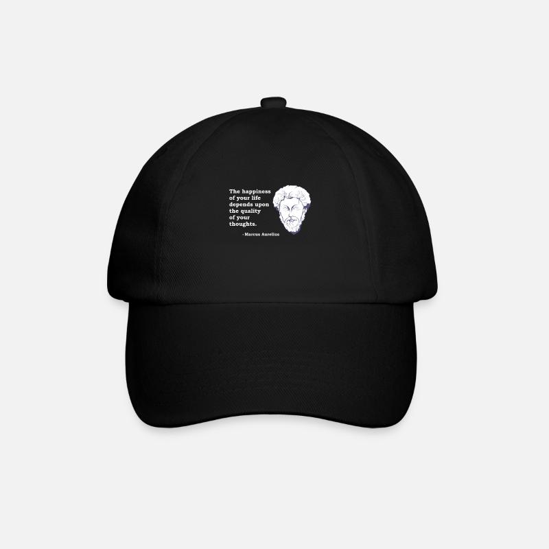 Marcus Aurelius citation philosophie philosophe Stoic - Casquette classique - noir/noir