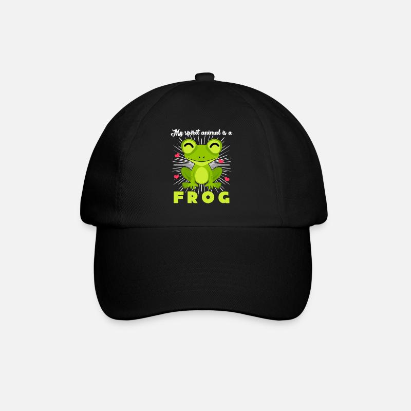 Grenouille grenouille - Casquette classique - noir/noir