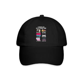 Couture - Casquette classique - noir/noir - Devant