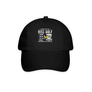 Disc Golf - Casquette classique - noir/noir - Devant