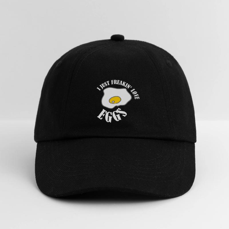 Ei Gelb lustiges Geschenk Eigelb Eier Spiegelei Baseballkappe