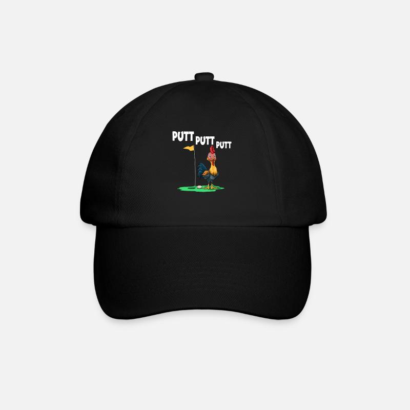 Putt Putt Putt Poules Golf - Casquette classique - noir/noir