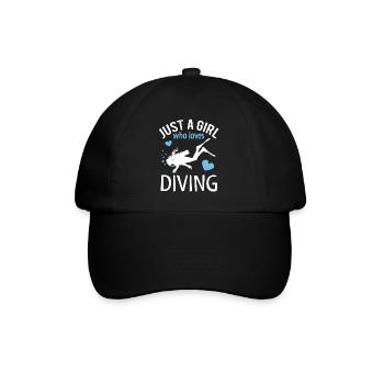Plongeur plongeur Plongeur Plongée Femmes Femmes Cadeau - Casquette classique - noir/noir - Devant
