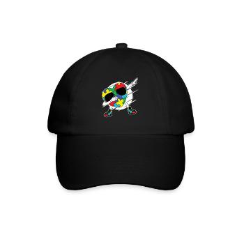 Autism Autistic Asberger Autism Awareness Puzzle - Baseball Cap - black/black - Front