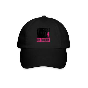 Attention Maman Au Sondeln Drôle de Mère Sondel - Casquette classique - noir/noir - Devant