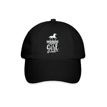 Cheval fille - Casquette classique - noir/noir - Devant