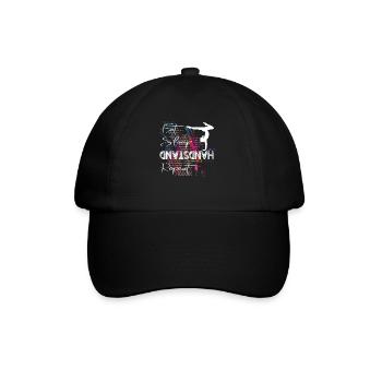 Eat Sleep Handstand Repeat Gymnastics Floor Gymnastics - Baseball Cap - black/black - Front
