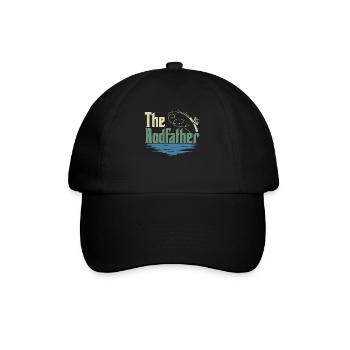 The Rodfather Fishing Rod - Casquette classique - noir/noir - Devant