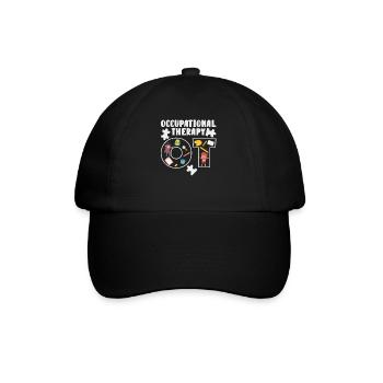 Ergotherapeutin Ergo Ergotherapeut Therapeut - Baseballkappe - Schwarz/Schwarz - Vorne