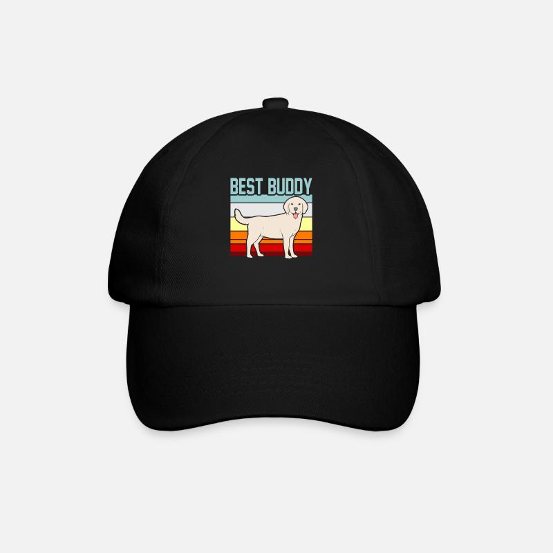 Labrador - Baseballkappe - Schwarz/Schwarz