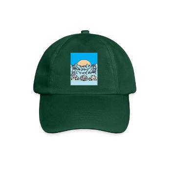 Igloo neige et glaces - Casquette classique - vert bouteille - Devant