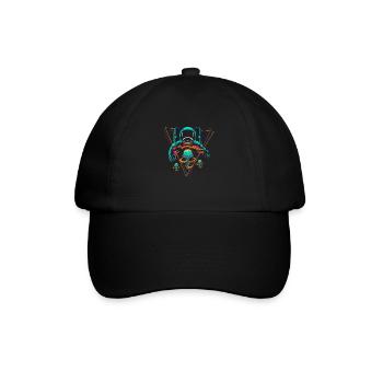 Astronaute océan océan plongeur Jellyfish cadeau - Casquette classique - noir/noir - Devant