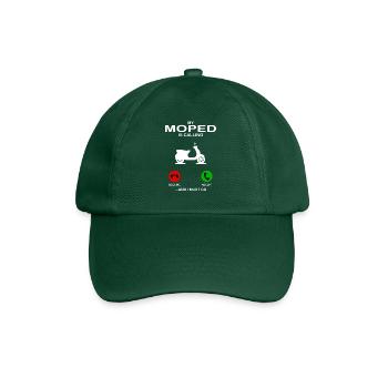 moped - Baseballkappe - Flaschengrün - Vorne