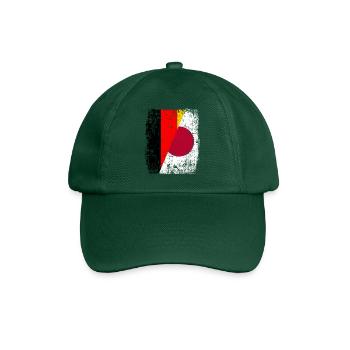 Deutschland Japan Berlin Tokio Sport Athlet Fan - Baseballkappe - Flaschengrün - Vorne